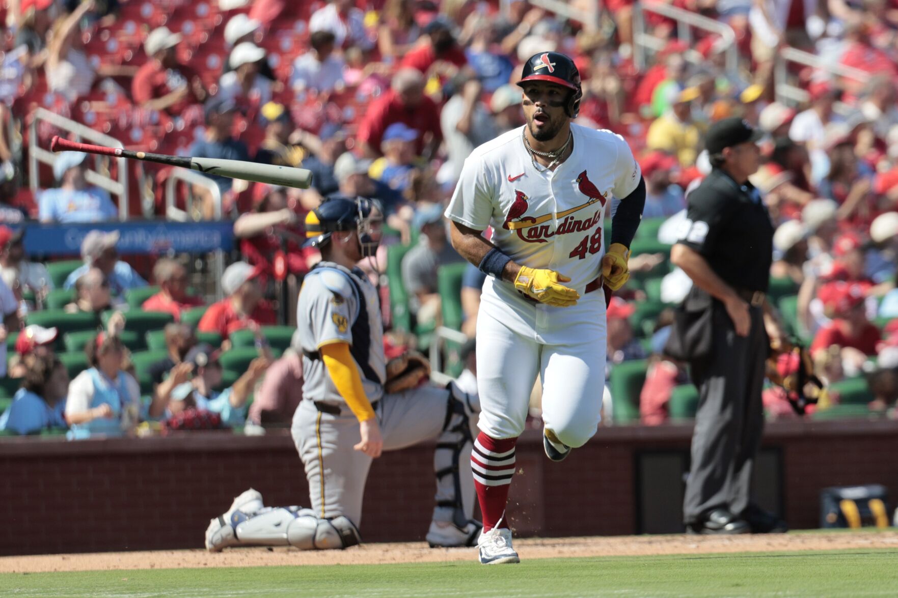 Cardinals host Brewers Sunday